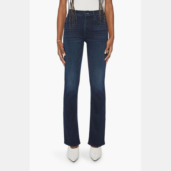 NEW MOTHER Sizes 30 32 The Rider Mid Rise Straight Leg Jeans - Wish on a Star